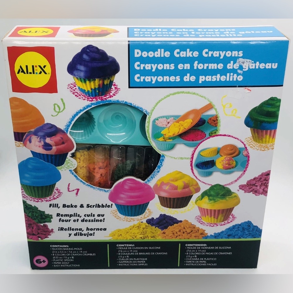 Alex Toys Craft Make Your Own Cupcake Crayons Kit - New In Box